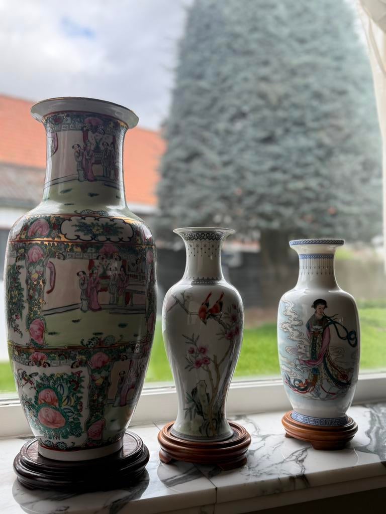 Diverse chinese vazen, Enlèvement