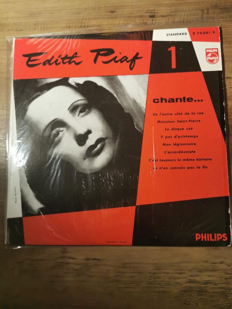 Edith Piaf - 1, 10" mono, Enlèvement, Comme neuf, 10 pouces