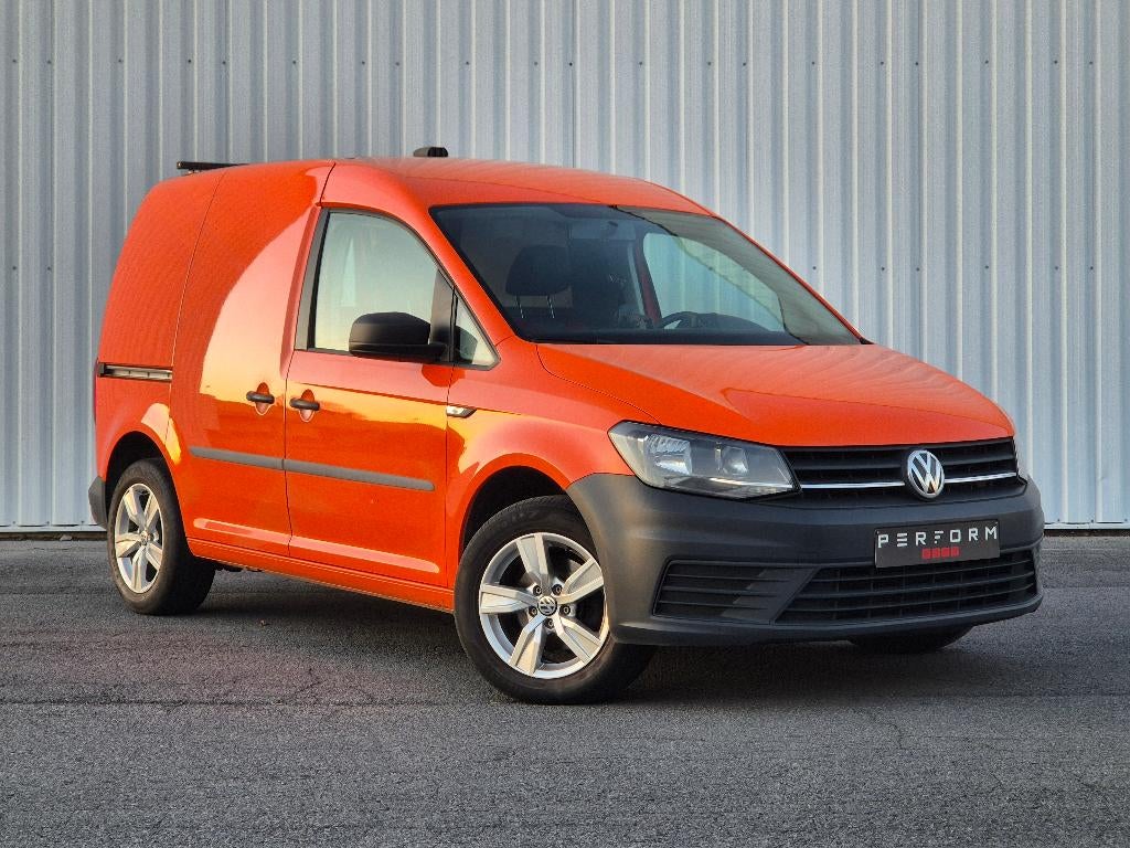 VW Caddy LCV 2.0TDI 1ste eig Apple Carplay*BTW*1j Garantie, Autos, Achat, Euro 6, 2 places, Noir