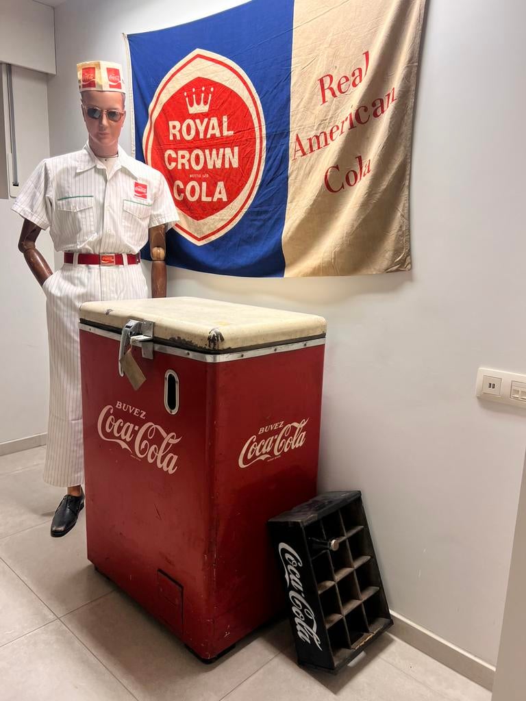 Vintage coca cola frigo, Ophalen, Zo goed als nieuw