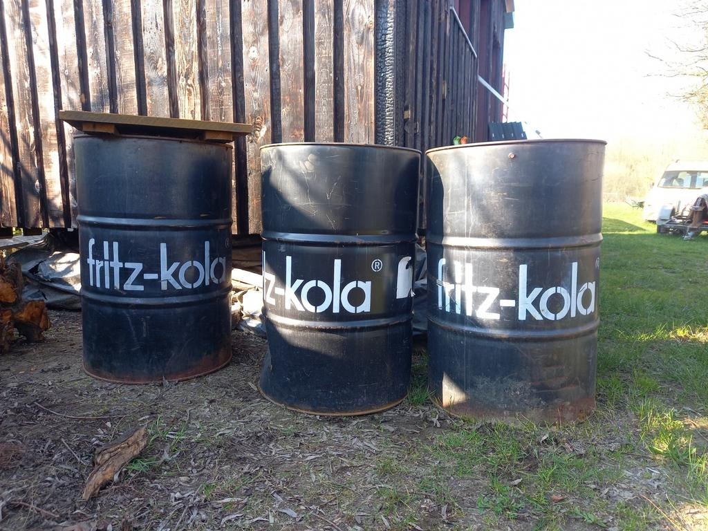 Terras tonnen fritz kola bloembak plantenbak, Ophalen