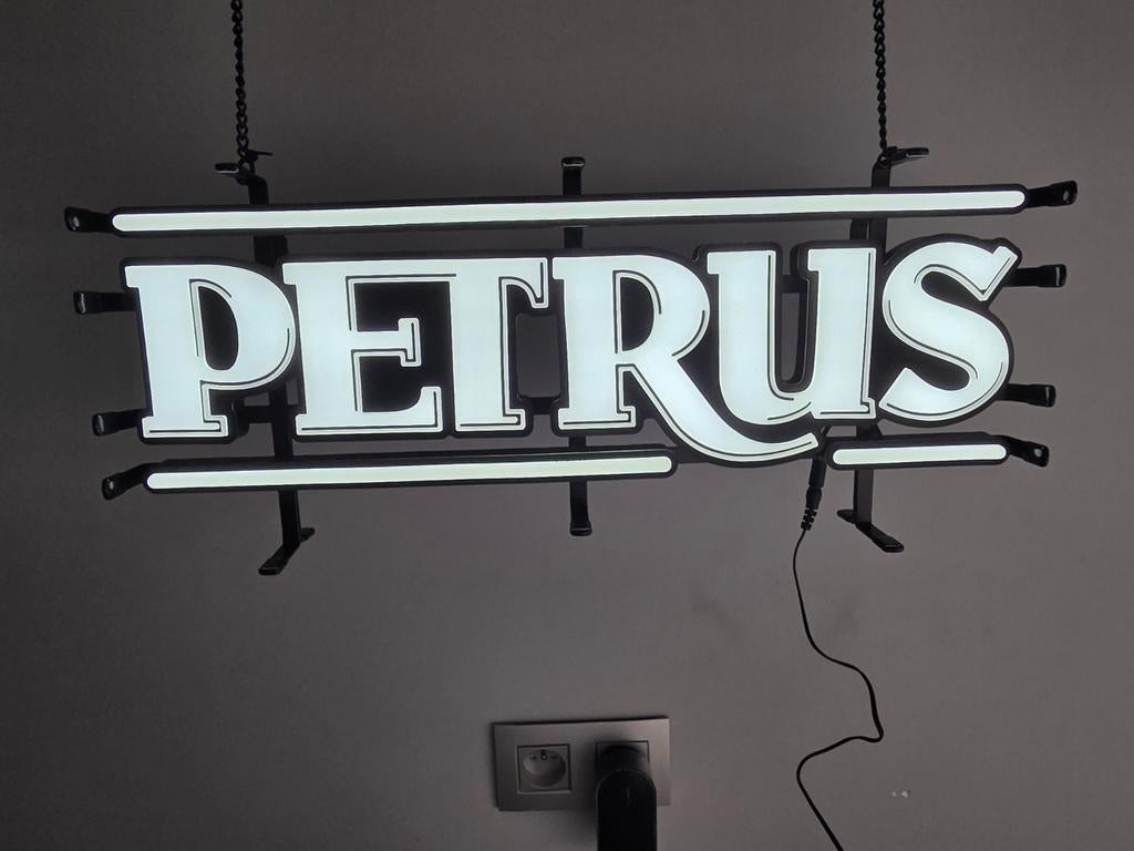 Petrus led lichtreclame, Verzamelen, Ophalen, Nieuw, Reclamebord, Plaat of Schild, Overige merken