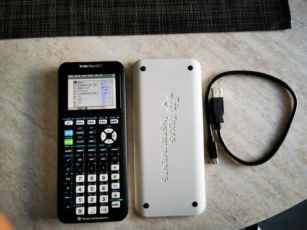 Grafische rekenmachine Texas instruments TI-84PLCE, Divers, Calculatrices, Enlèvement, Calculatrices graphique