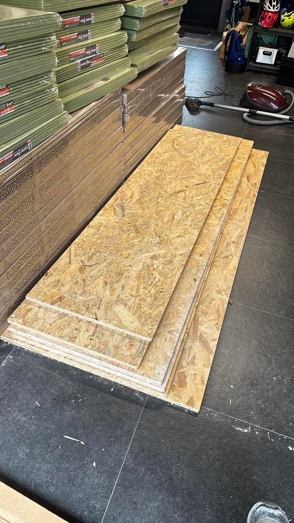 Lot panneaux OSB kronoply 22mm et 18mm, Enlèvement, Comme neuf