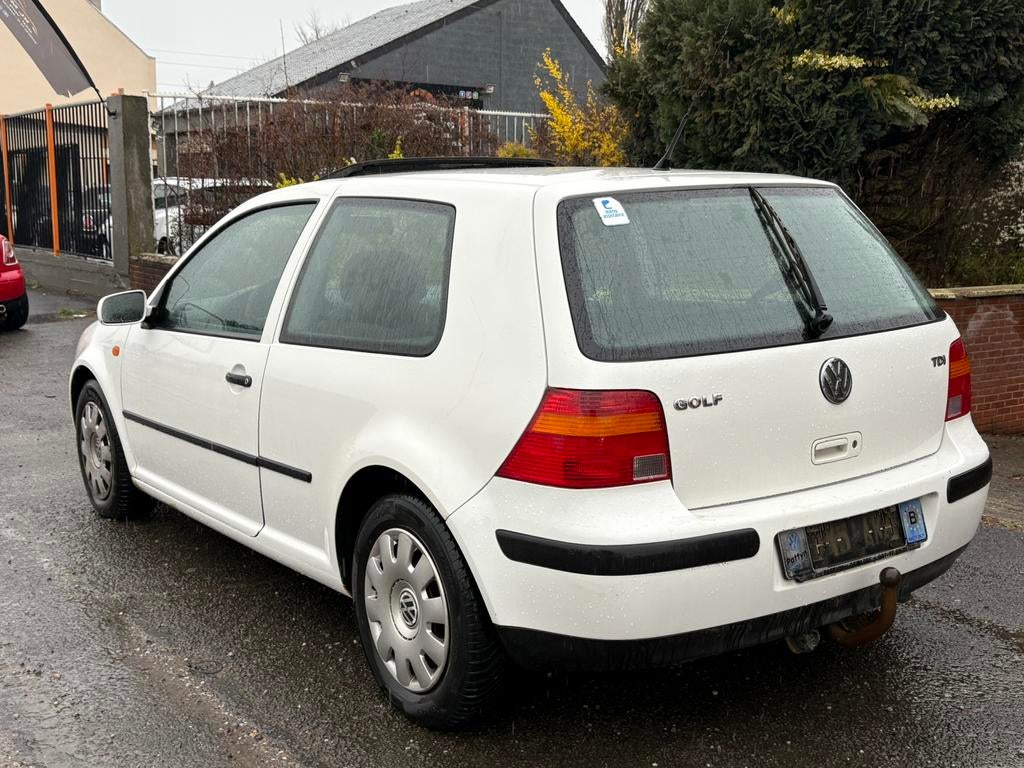 VW GOLF 4 AUTOMATIQUE 1.9 TDI 90CV 1998 161 000KM CARPASS, Autos, Achat, Entreprise, Noir, Diesel