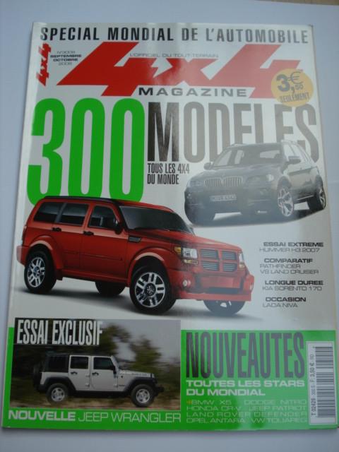 4x4 Magazine 300 S Tous les 4x4 du monde, Envoi, Comme neuf, Général