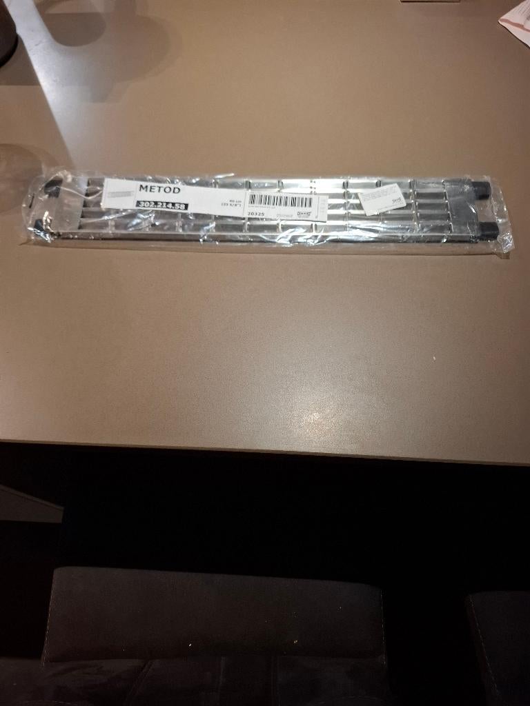 Grilles de ventilation Metod en acier inoxydable 450mmx78mm., Bricolage & Construction, Enlèvement, Neuf