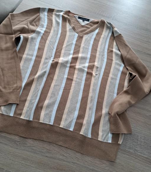 Tommy Hilfiger trui met verticale strepen xxl, Kleding | Heren, Truien en Vesten, Overige kleuren, Overige maten, Ophalen of Verzenden