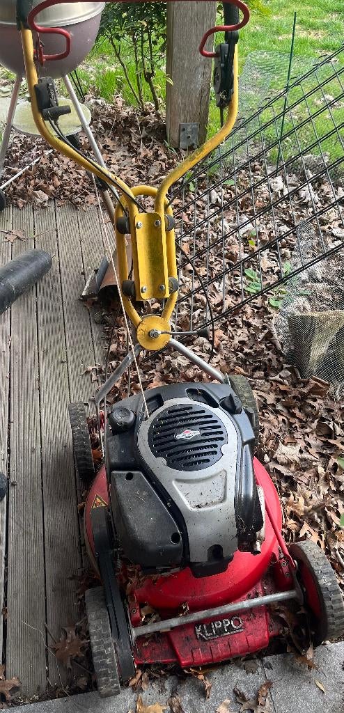 grasmachine mulcher klippo, Tuin en Terras, Ophalen, Cirkelmaaier, Gebruikt, Mulchfunctie