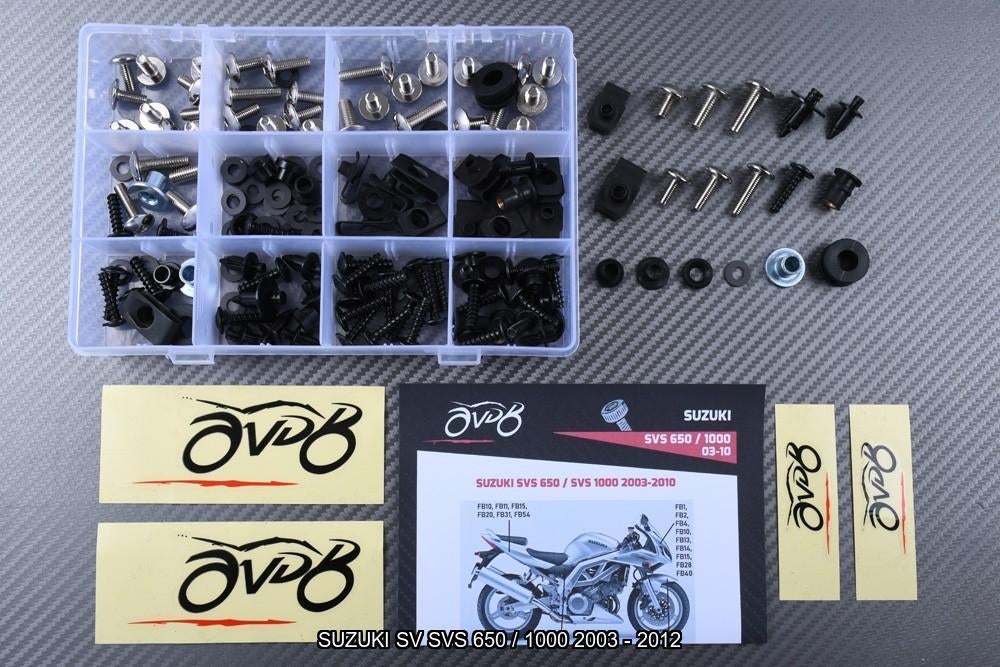 Kuip bouten set voor SUZUKI SVN SVS 650 / 1000 2003 - 2012, Motoren, Ophalen of Verzenden, Nieuw