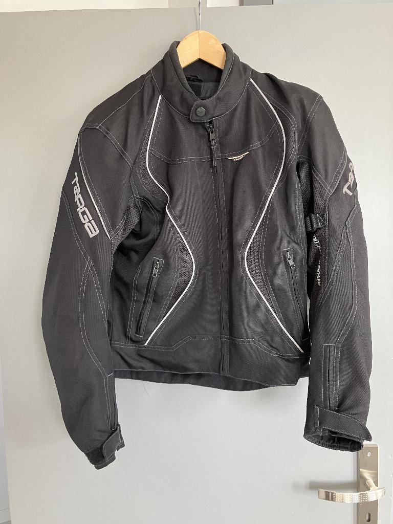 Veste moto été noire en très bon état!, Motos, Femmes, Manteau | tissu, Enlèvement, Autre