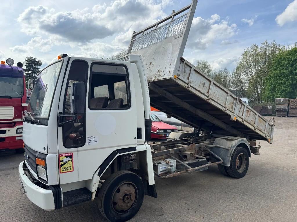 Ford Cargo *FRENCH TRUCK-CAMION FRANCAIS* (bj 1988), Auto's, Achterwielaandrijving, Wit, Bedrijf, Ford
