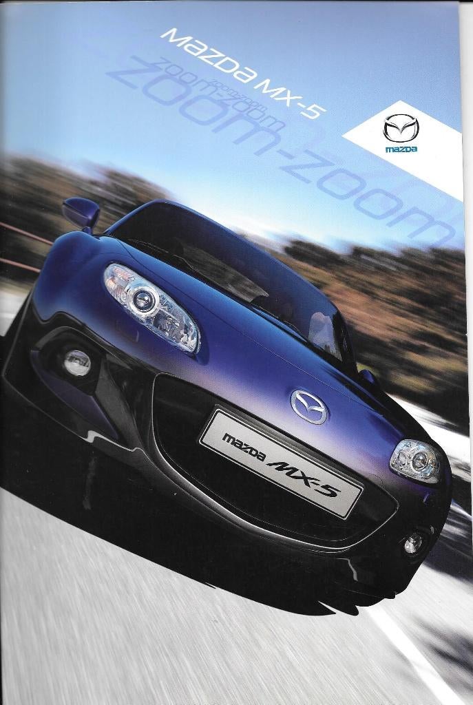 MAZDA MX-5,  2009, Boeken, Auto's | Folders en Tijdschriften, Ophalen of Verzenden, Zo goed als nieuw, Mazda