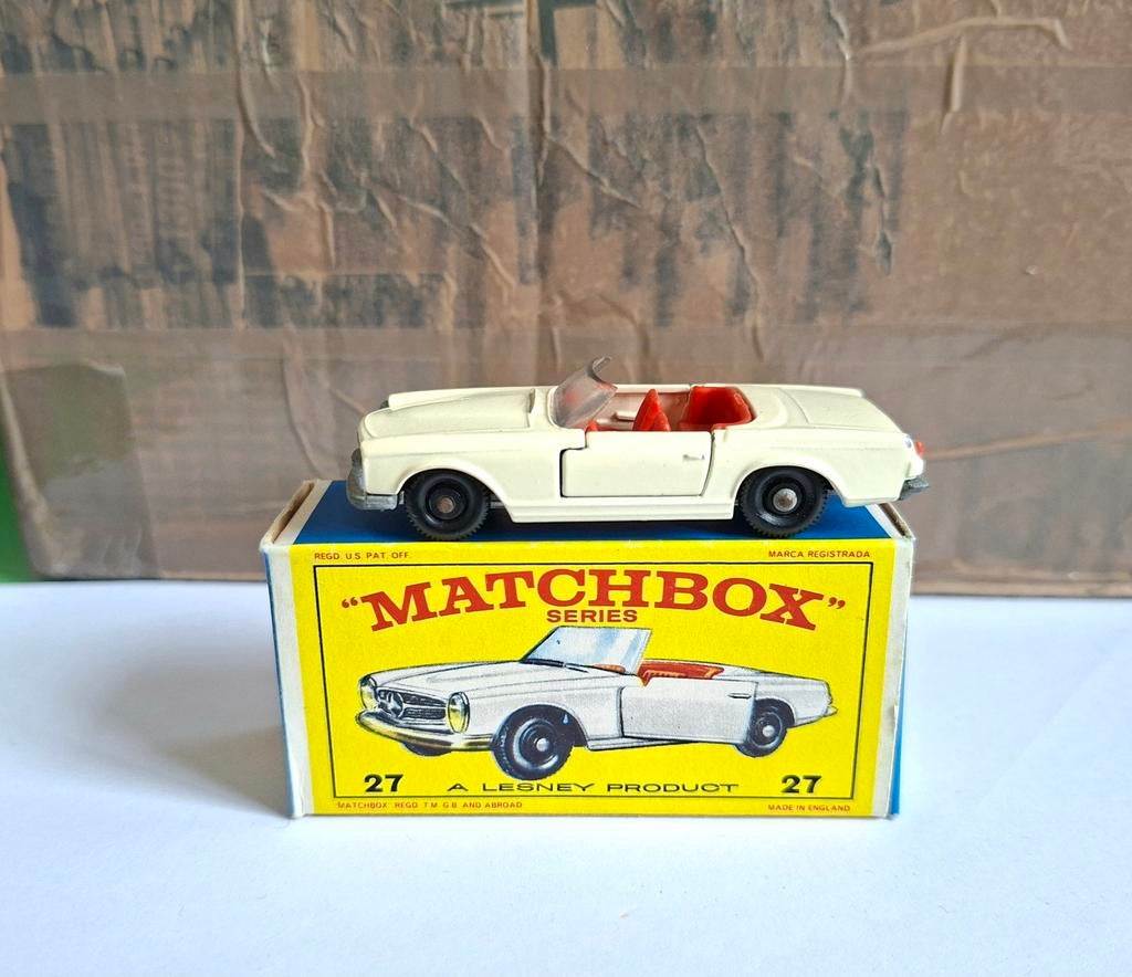 Matchbox 27 mercedes 230SL, Hobby en Vrije tijd, Modelauto's | 1:87, Verzenden, Matchbox