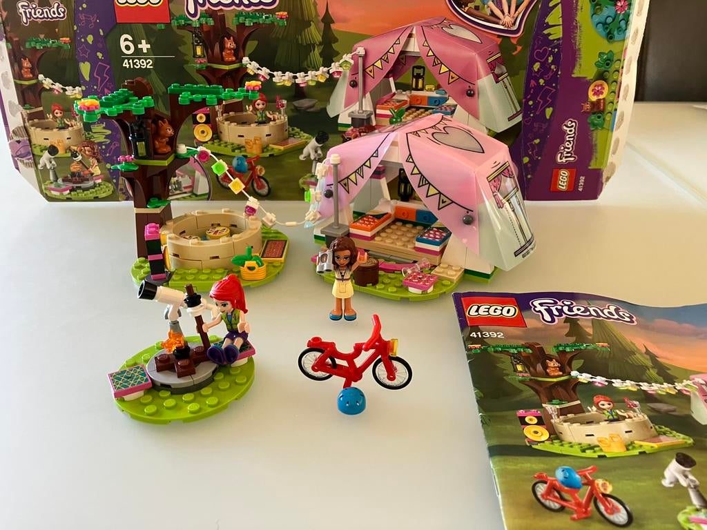 Lego 41392 Friends camping, Ophalen of Verzenden, Zo goed als nieuw, Lego, Friends