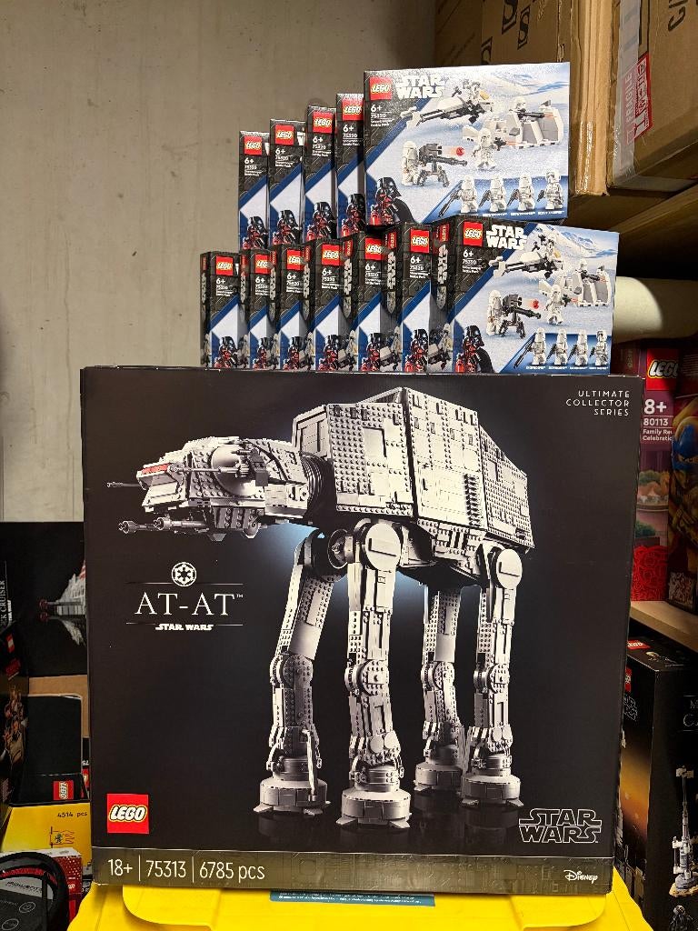Lego Star Wars 75313 AT-AT +75320 snowtrooper battle packs, Kinderen en Baby's, Speelgoed | Duplo en Lego, Nieuw, Lego, Complete set