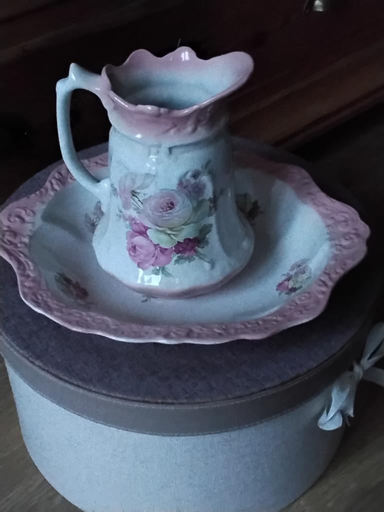 Vintage kan en schaal James Kent, Antiek en Kunst, Antiek | Keramiek en Aardewerk, Ophalen