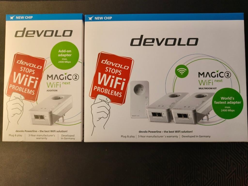 Devolo Magic 2 WiFi Next – Multiroom + Addition, Computers en Software, Powerlines, Zo goed als nieuw, Ophalen