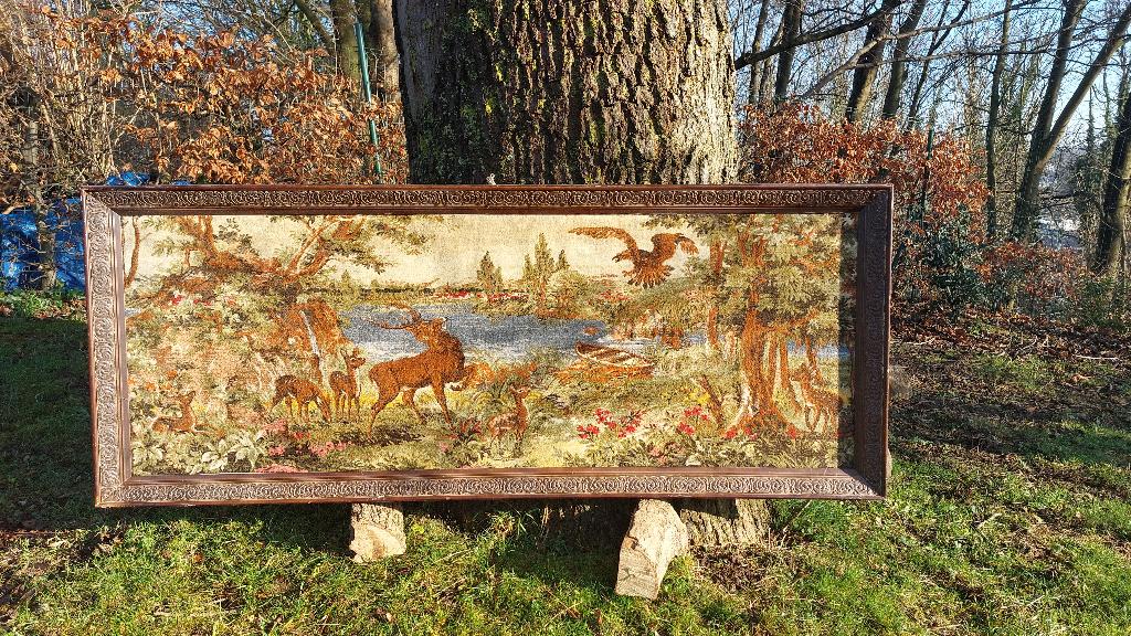 Magnifique tapisserie Forêt 1.74M x 0.70M, Ophalen of Verzenden