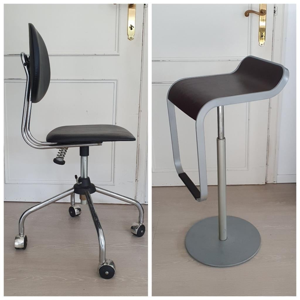 Tabouret de bar design Emerald Line., Maison & Meubles, 1 tabouret, Enlèvement, Comme neuf, Pivotant