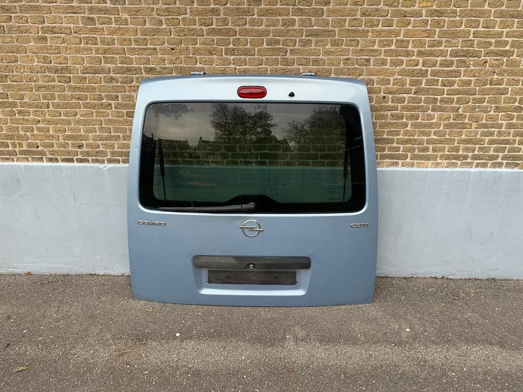 achterklep met raam opel combo 2001 tot 2011 lichtblauw, Arrière, -, Opel, Haillon arrière