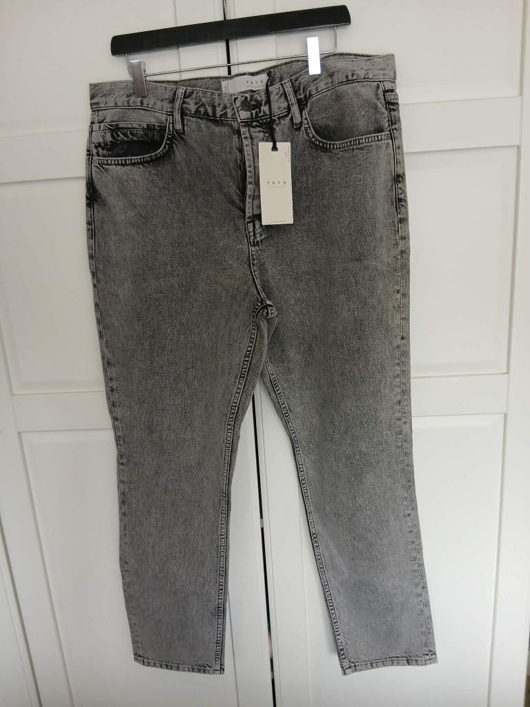 Nieuwe Dames jeans broek M 44, Kleding | Dames, Nieuw, Ophalen of Verzenden, Yaya, Grijs