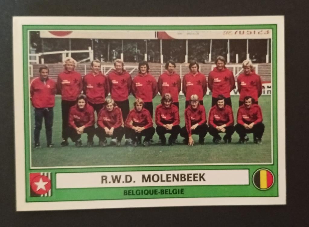 PANINI EURO FOOTBALL 78 - RWD MOLENBEEK, Enlèvement ou Envoi