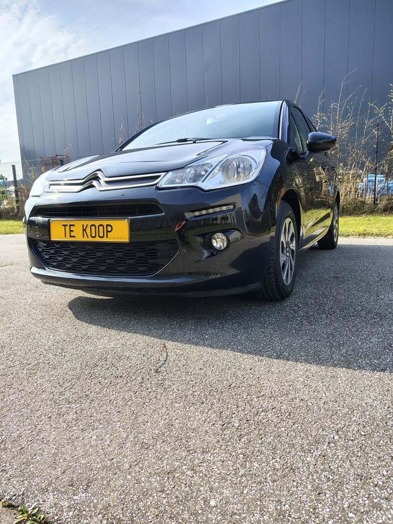 Citroën C3 seduction 1.2 82pk gekeurd!, Auto's, Citroën, Voorwielaandrijving, Stof, Euro 6, Zwart