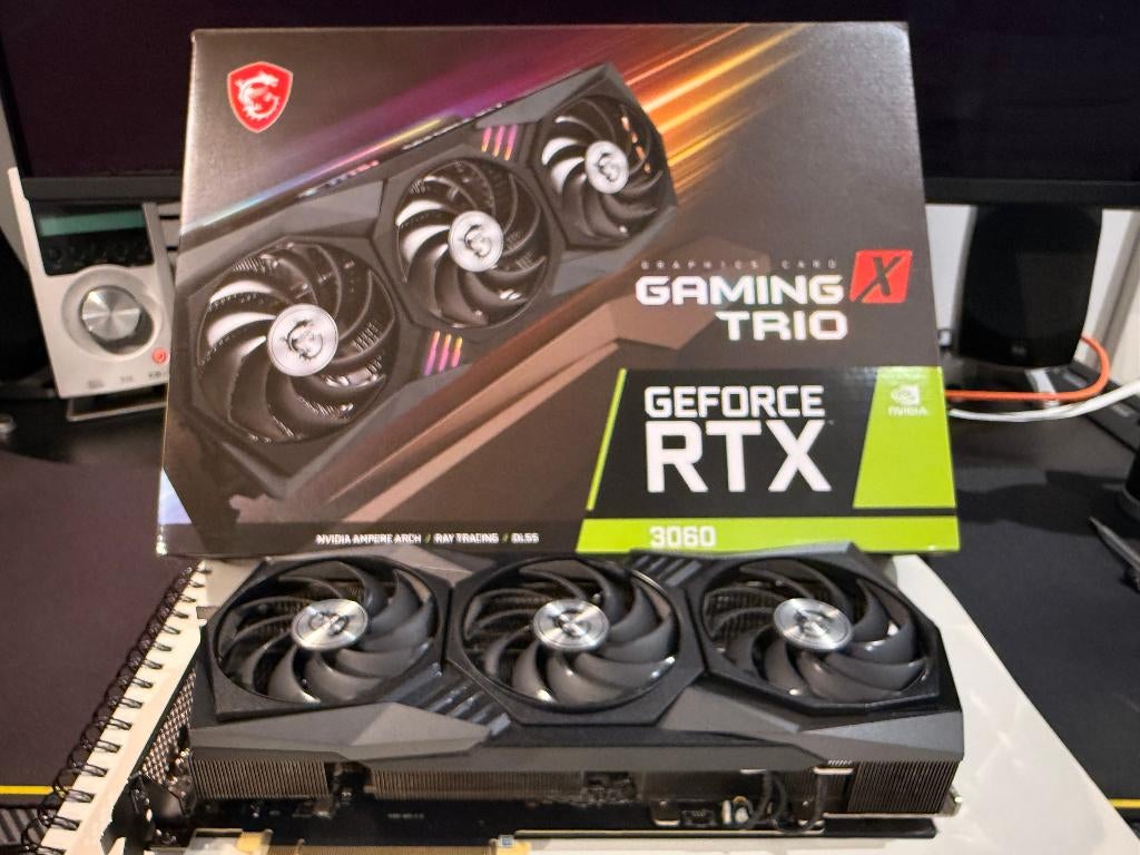 MSI RTX 3060 Gaming X Trio 12 GB, Computers en Software, Videokaarten, Ophalen, GDDR6, PCI-Express 4, Zo goed als nieuw