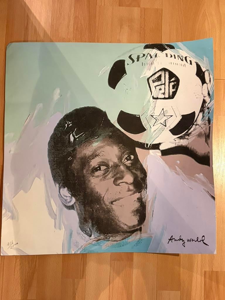 Offset print andy warhol pele, Cd's en Dvd's, Vinyl | Hiphop en Rap, Ophalen of Verzenden, Zo goed als nieuw