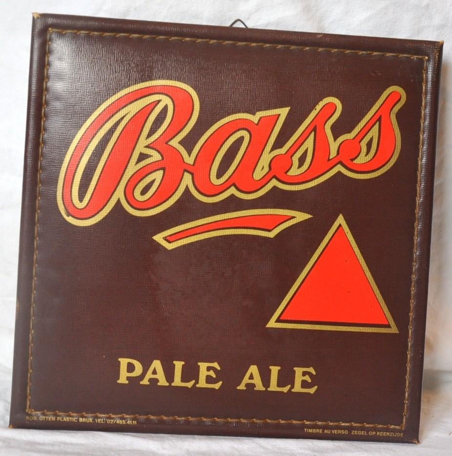décoration murale de brasserie publicitaire bass, Ophalen of Verzenden, Gebruikt, Reclamebord, Plaat of Schild, Overige merken