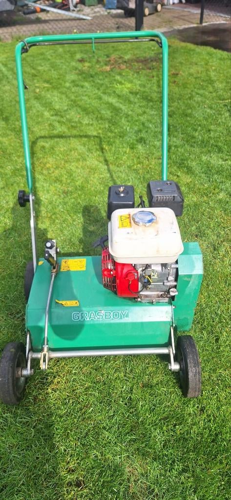 Verticuteermachine met een sterke 6.5pk Honda motor., Tuin en Terras, Ophalen, Gebruikt, Benzine, Honda