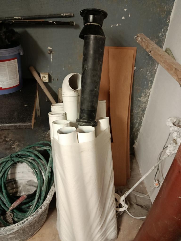 Tube de cheminée 13m, Doe-het-zelf en Bouw, Zeil en Folie