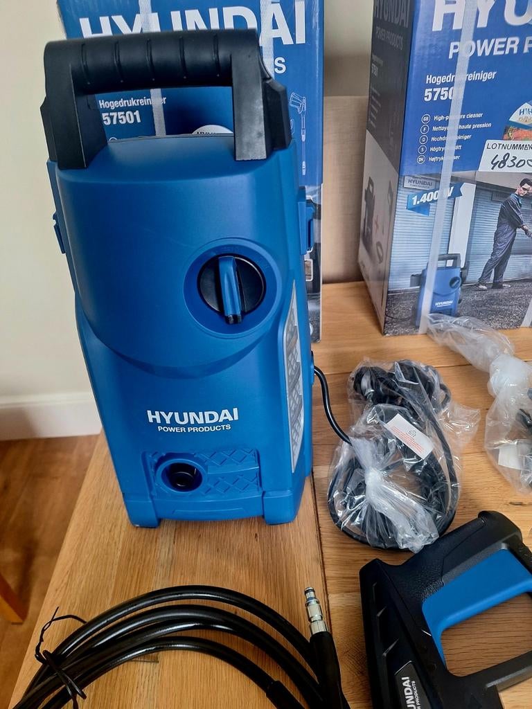 Nieuwe hyundai  hogedruk reinigers 105 bar compleet, Tuin en Terras, Ophalen of Verzenden