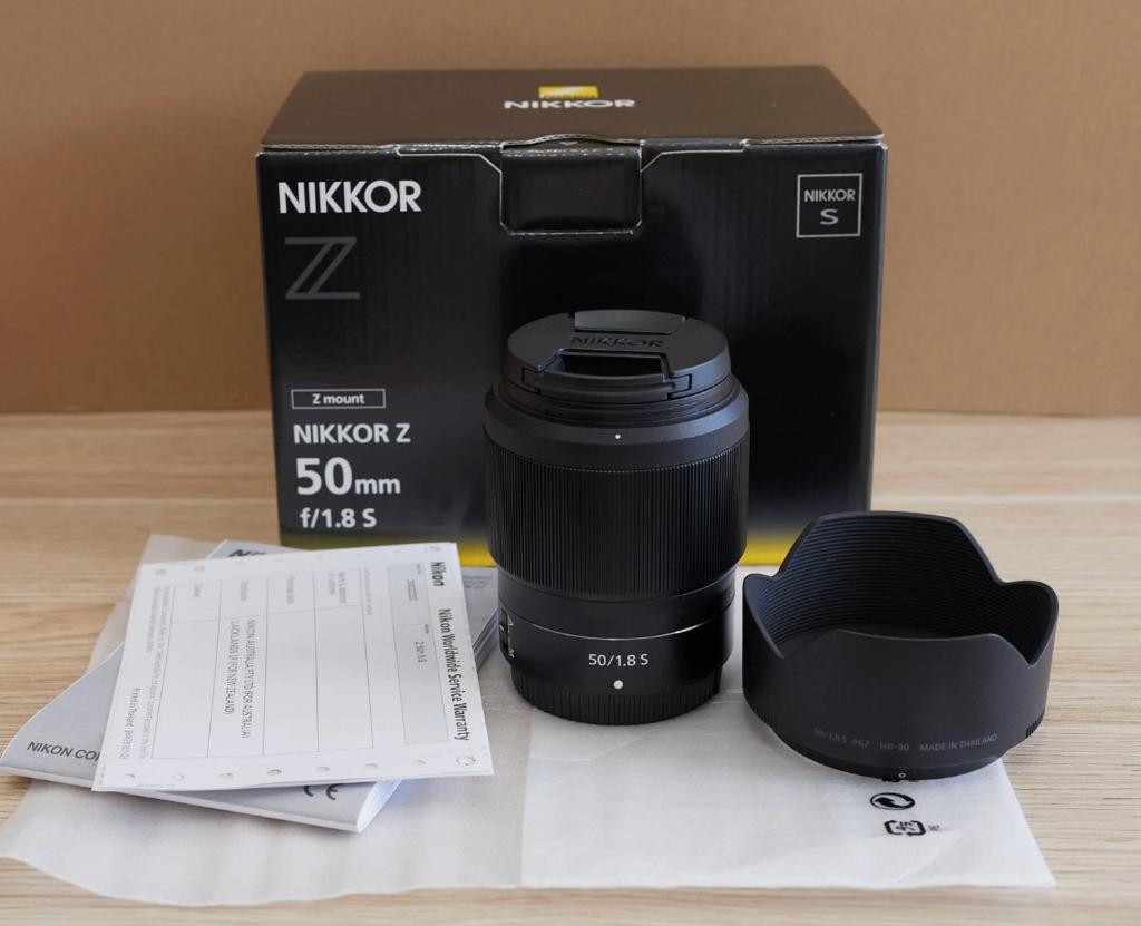 Nikon Z 50 mm f/1,8S, TV, Hi-fi & Vidéo, Photo | Lentilles & Objectifs, Enlèvement ou Envoi, Comme neuf, Lentille standard