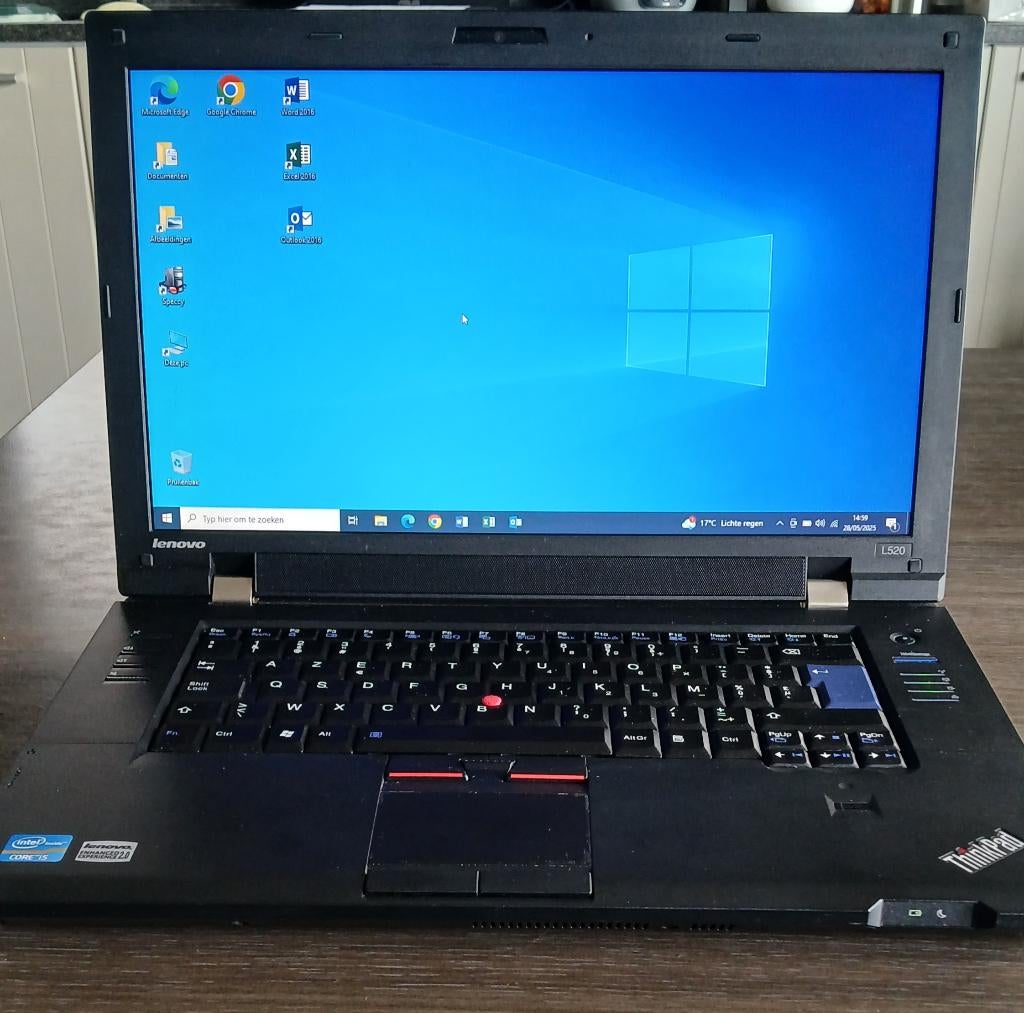Lenovo Thinkpad L520, 256 GB, 2 tot 3 Ghz, 15 inch, 8 GB