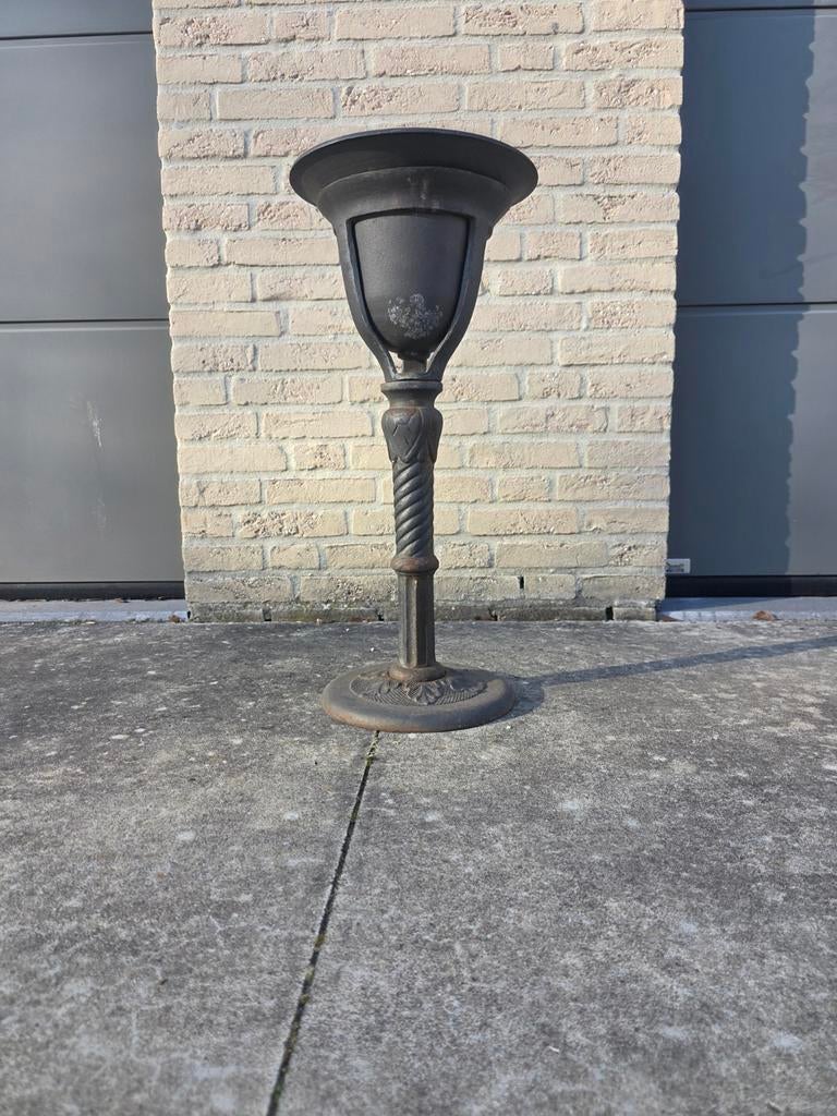 Vase de jardin classique en fonte sur pied Heavy décoratif, Enlèvement ou Envoi, Comme neuf