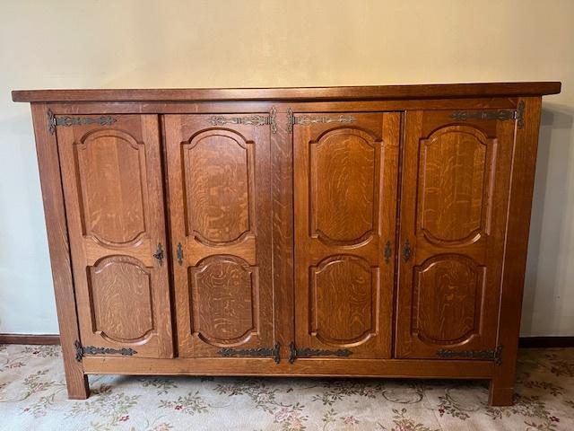 dressoir, Huis en Inrichting, Kasten | Dressoirs, Ophalen, Gebruikt, Rustiek / Landelijk, Eikenhout