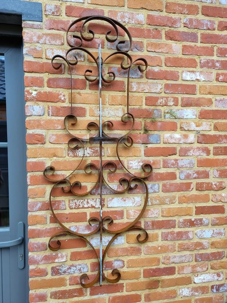 Muur ornament geroest ijzer, Tuin en Terras, Ophalen
