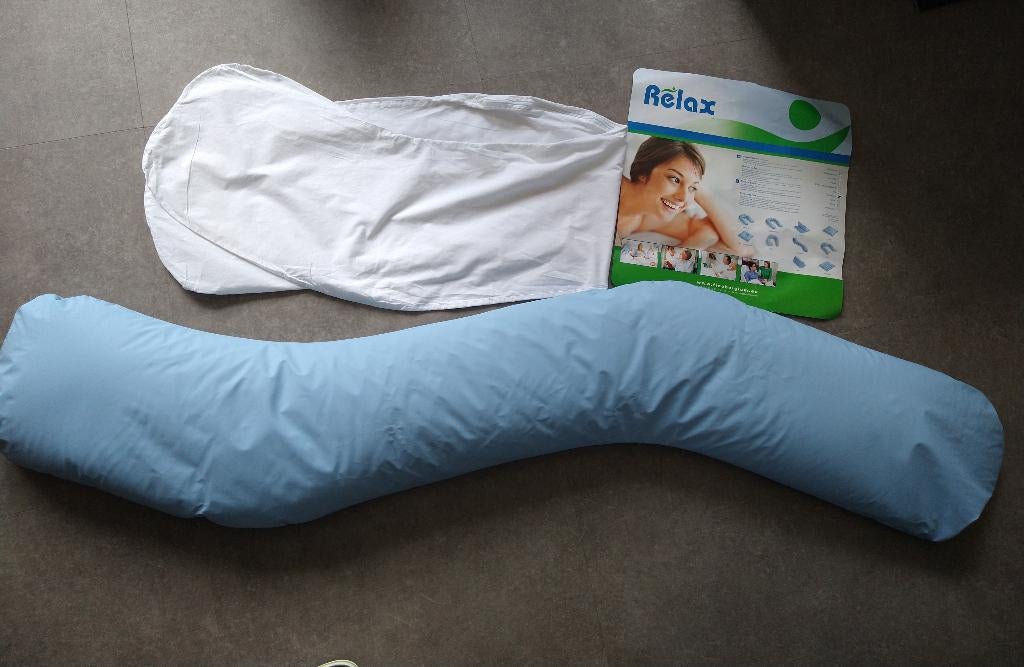 FICO positioneringskussen S + sloop als nieuw, Ophalen, Eenpersoons, Blauw, Zo goed als nieuw