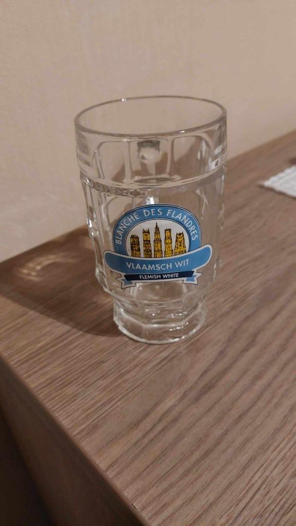 Bierglas : Blanche des Flandres / Vlaamsch Wit, Envoi, Comme neuf, Verre à bière