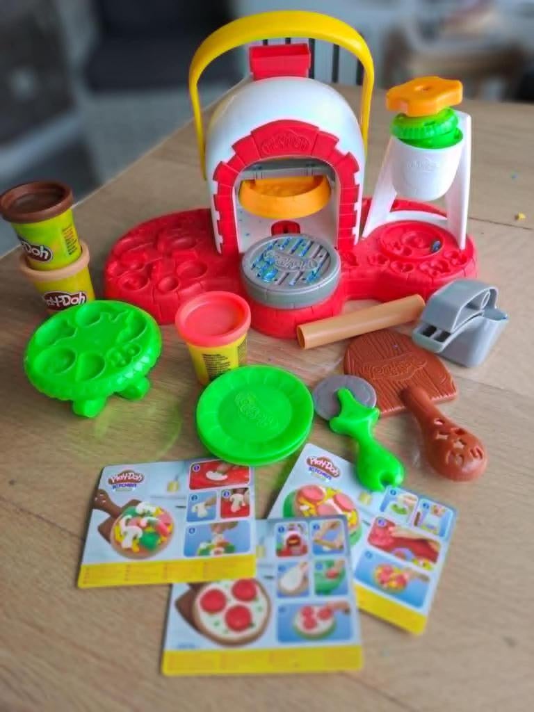 Play Doh Kitchen " Pizza Chef " Volledig ., Kinderen en Baby's, Speelgoed | Educatief en Creatief, Ophalen, Zo goed als nieuw