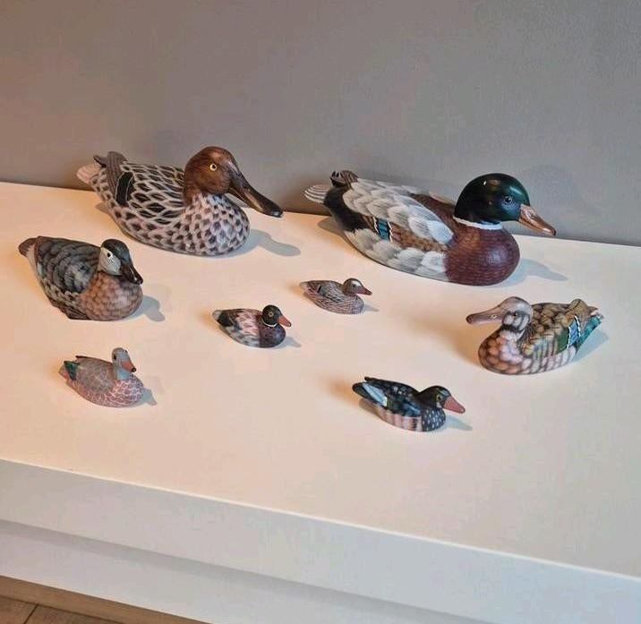 Lot de canard en bois / appelant de canards, Enlèvement ou Envoi