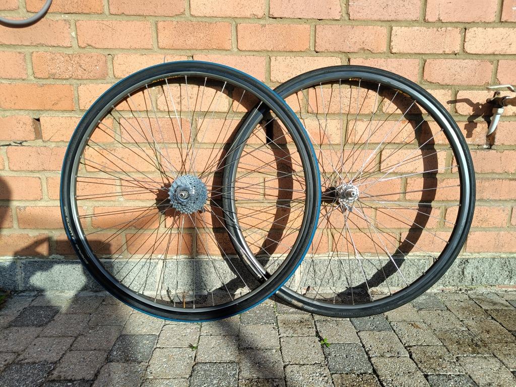 Vintage Campagnolo Chorus wheelset 9 10 11 speed wheelset Ma, Fietsen en Brommers, Fietsonderdelen, Wiel, Campagnolo, Racefiets