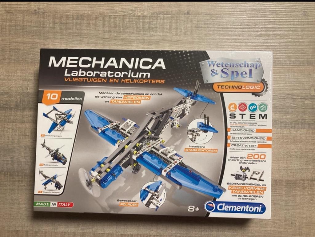 Nieuw! Clementoni Mechanica Lab Vliegtuigen en heli’s, Kinderen en Baby's, Speelgoed | Educatief en Creatief, Ophalen, Nieuw