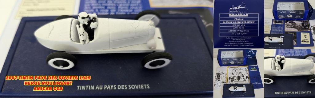 2007-KUIFJE LAND VAN DE SOVJETS 1929-HERGE-MOULINSART-AMICAR, Verzenden, Nieuw