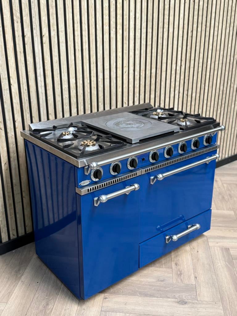 Belle déesse bleu royal 110 cm + four à gaz, Enlèvement ou Envoi, Gril, Gaz