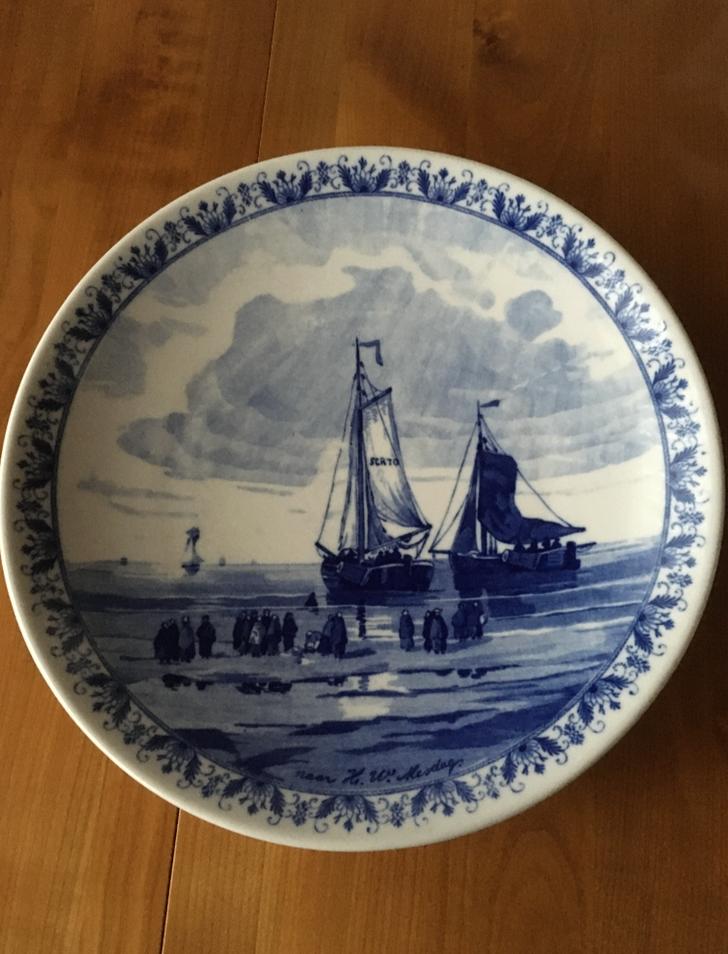 Bord in Delfts blauw, Antiek en Kunst, Antiek | Wandborden en Tegels, Ophalen