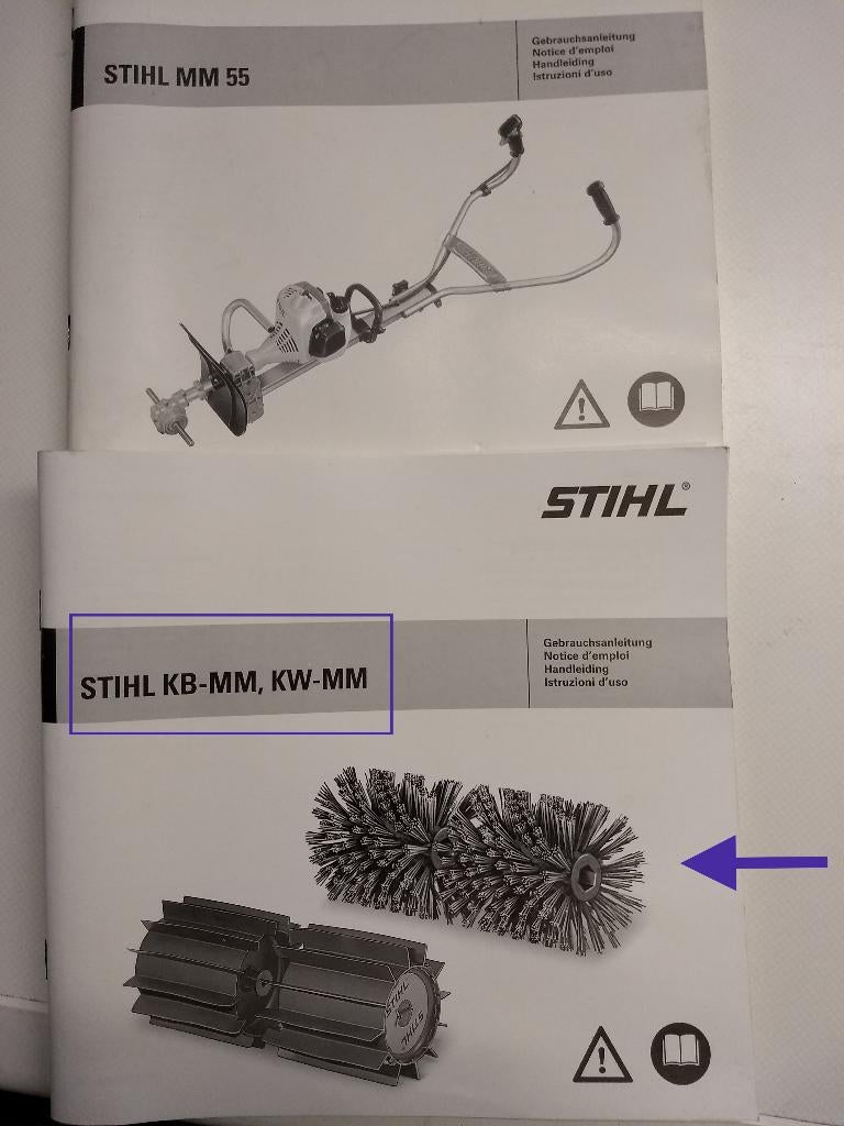 STIHL KB-MM Borstelrol voor Multigereedschappen, Tuin en Terras, Ophalen, Zo goed als nieuw, Stihl