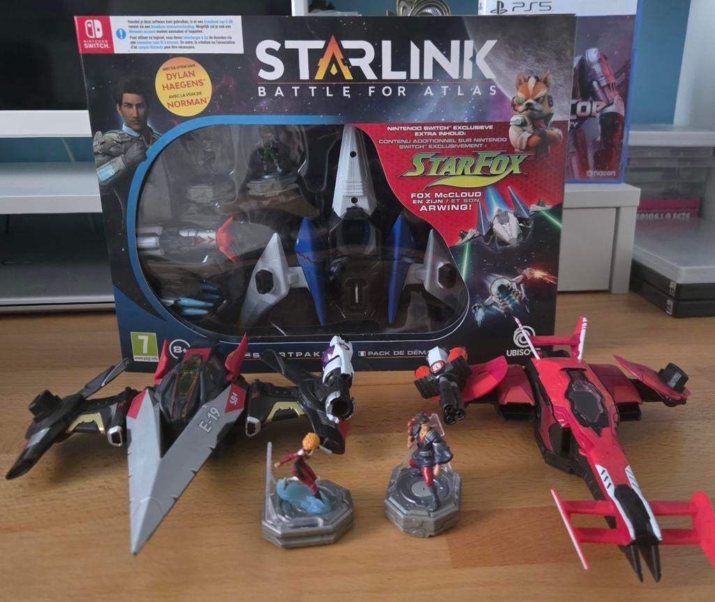 Jeux switch starlink, Ophalen